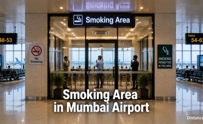 Smoking Area in Mumbai Airport – Chhatrapati Shivaji Maharaj International Airport (CSMIA)