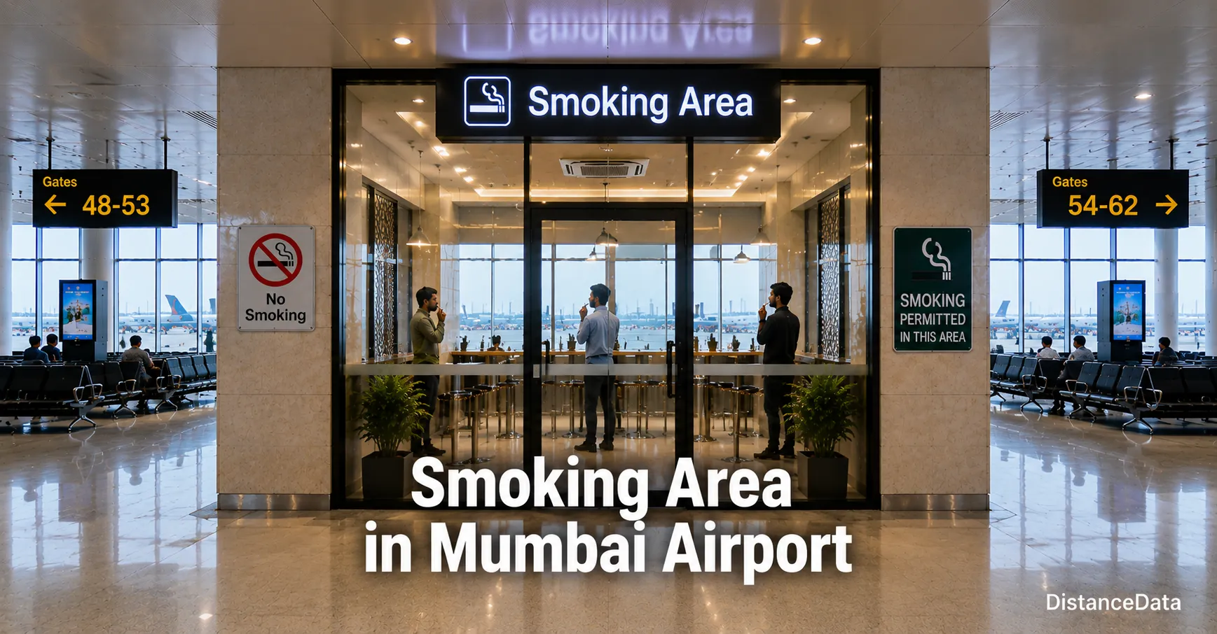 Smoking Area in Mumbai Airport – Chhatrapati Shivaji Maharaj International Airport (CSMIA)