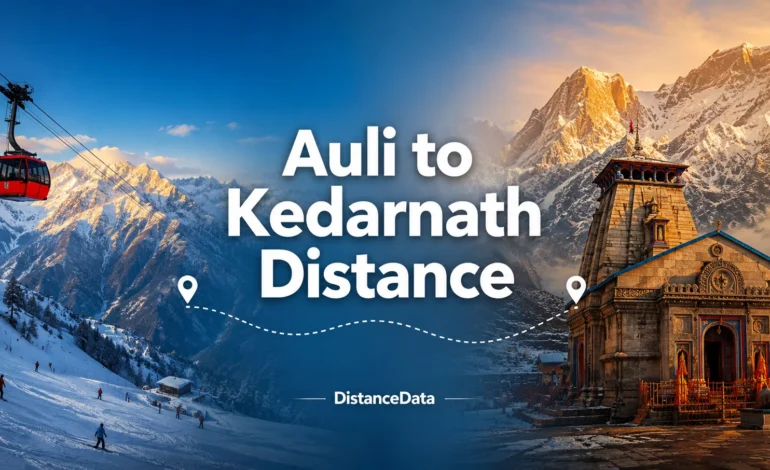 Auli to Kedarnath Distance