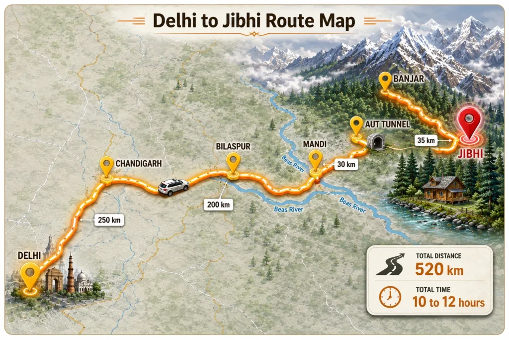 From Delhi to Jibhi