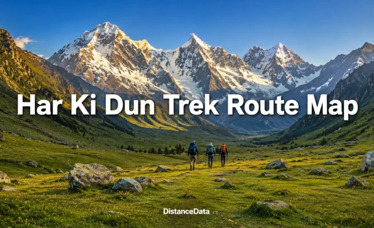 Hampta Pass Trek Route Map: Distance & Day-Wise Itinerary