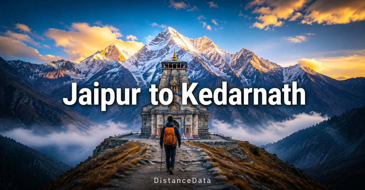 Jaipur to Kedarnath: Distance, Route & Complete Travel Guide