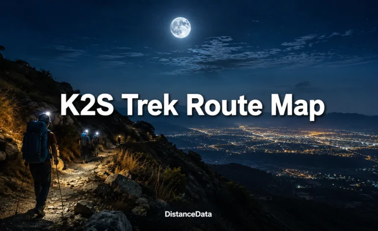 K2S Trek Route Map
