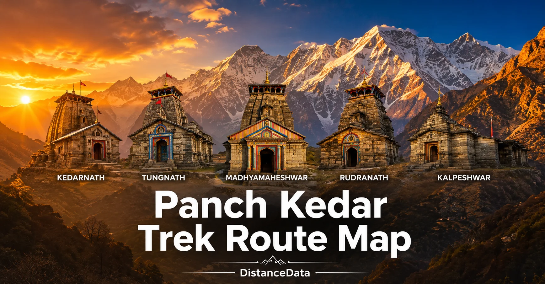 Panch Kedar Trek Route Map, Distance & Itinerary | DistanceData