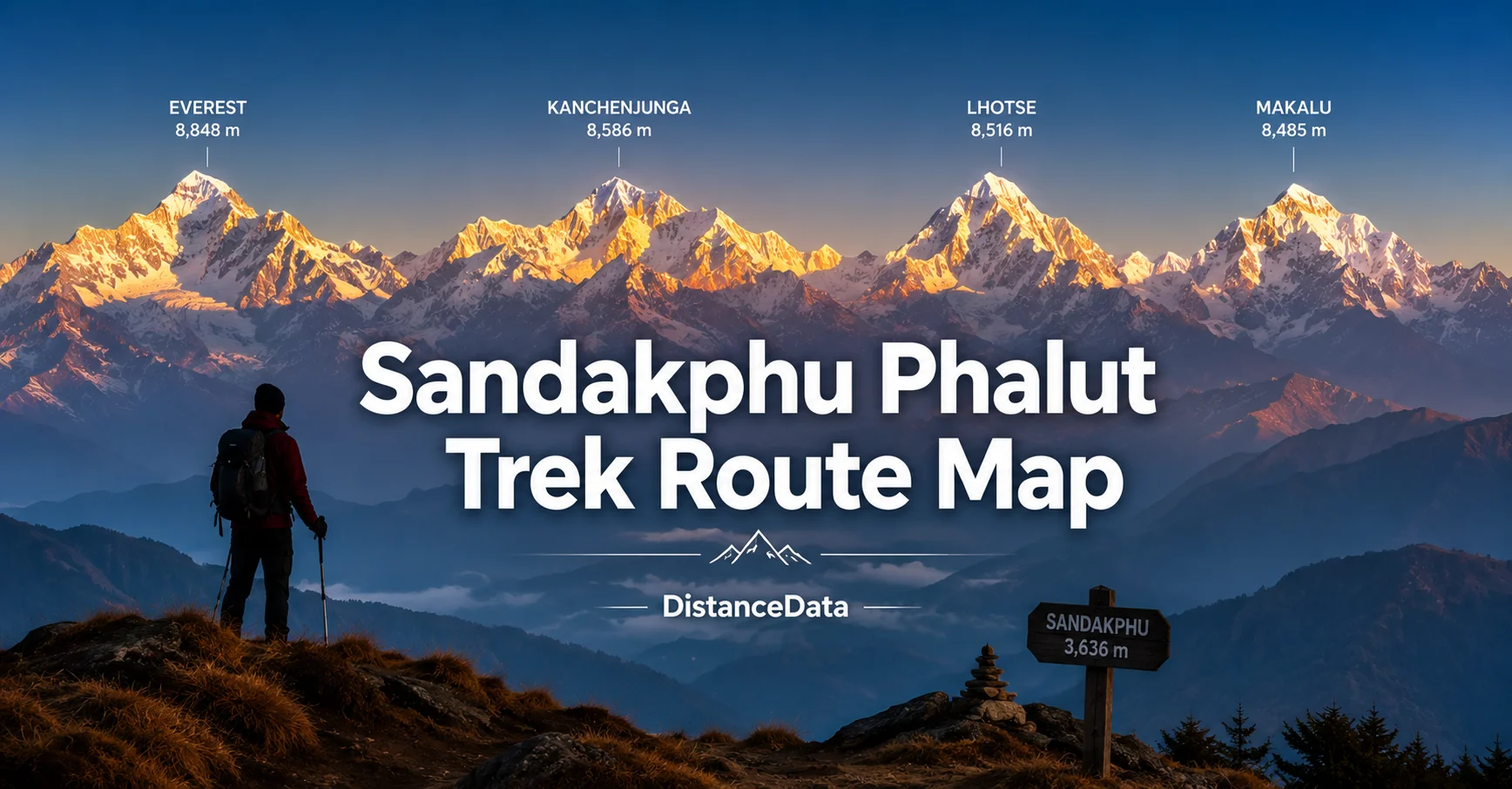 Sandakphu Phalut Trek Route Map: Distance & Itinerary