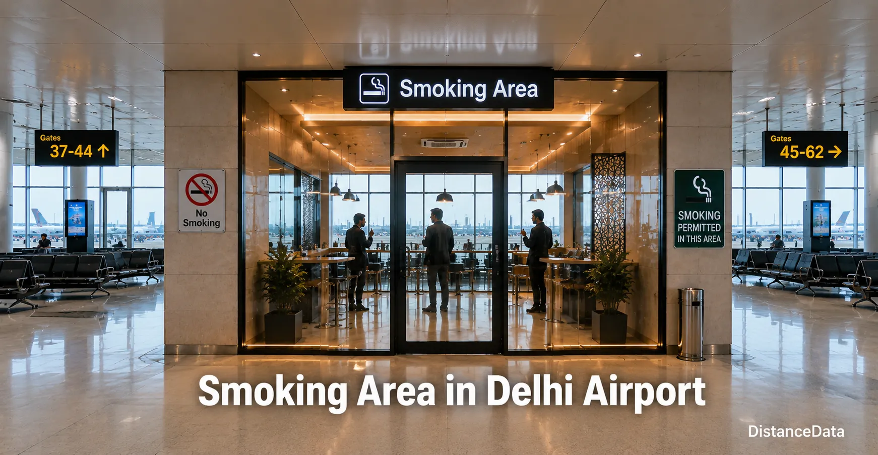 Smoking Area in Delhi Airport – Delhi’s Indira Gandhi International Airport (DEL)