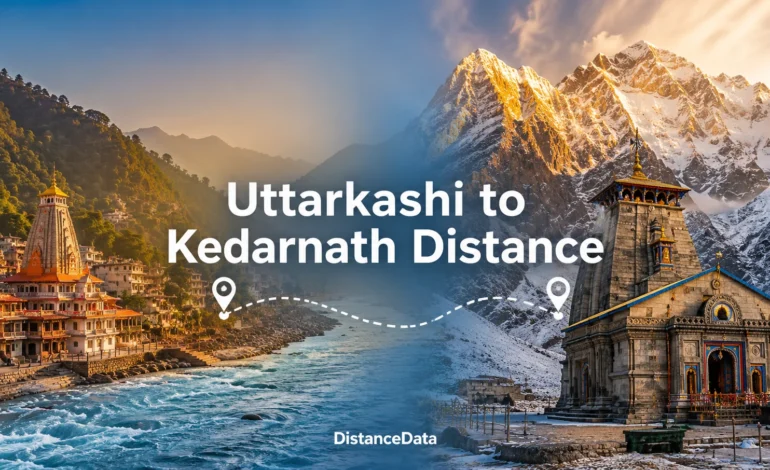 Uttarkashi to Kedarnath Distance