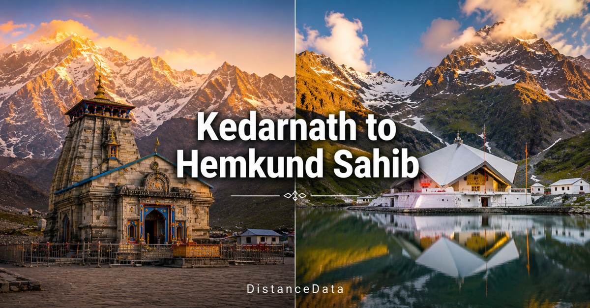 Kedarnath to Hemkund Sahib Distance: Route, Travel Guide & Complete Information