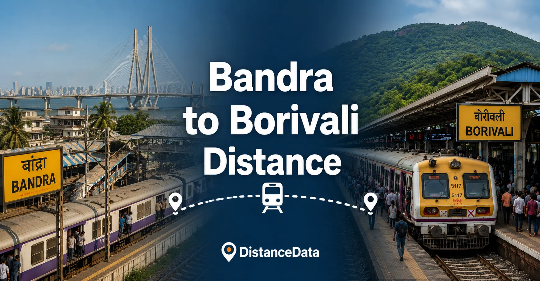 Bandra to Borivali Distance: Local Train, Road & Travel Time