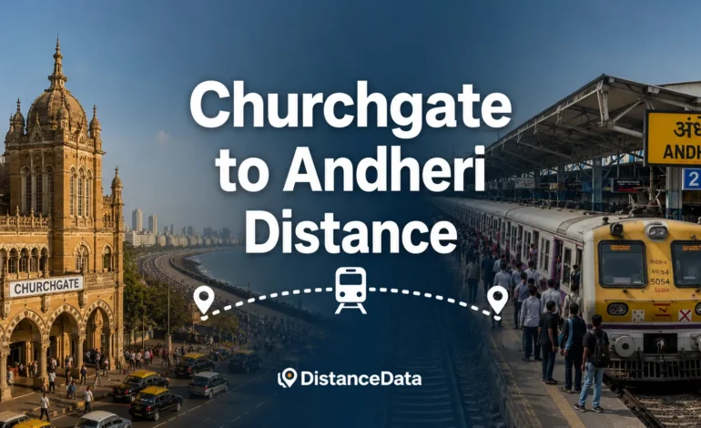 churchgate-to-andheri-distance